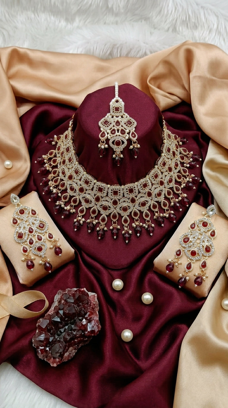 Garnet Pearl Royale Set