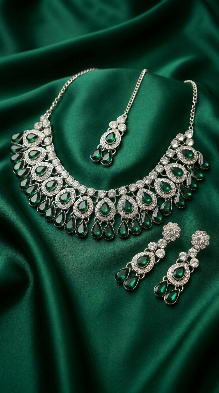 Emerald Polki Royale Choker