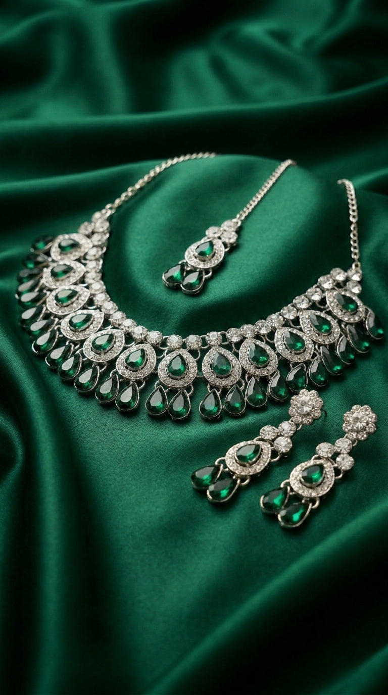 Emerald Polki Royale Choker