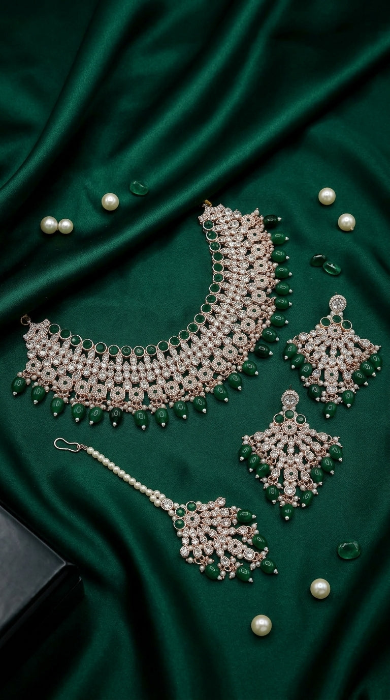 Panna Pearl Grandeur Choker Set