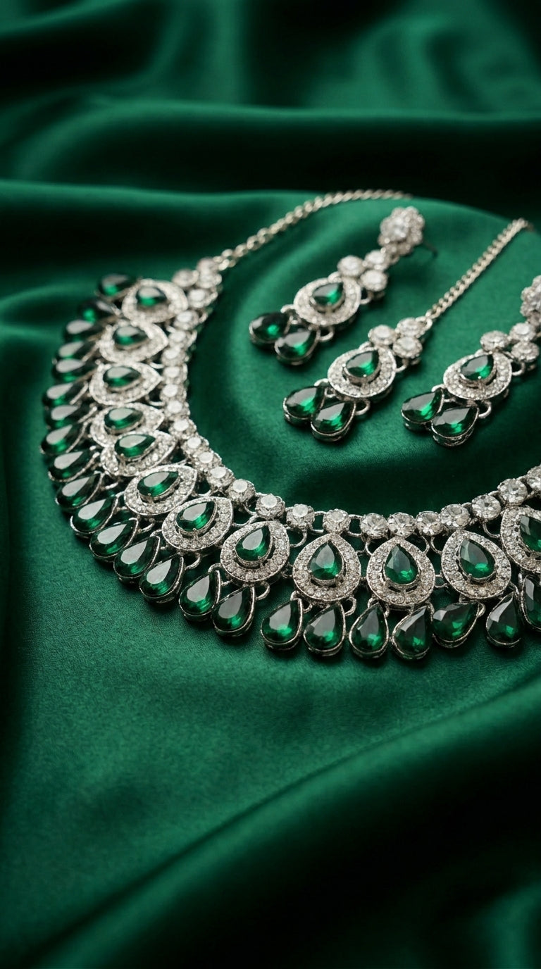 Emerald Polki Royale Choker