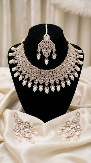 Pearl Polki  Choker Set