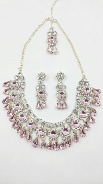 Blush Pink Polki Royale Choker Set