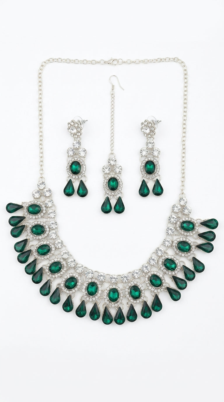 Emerald Polki Royale Choker Set