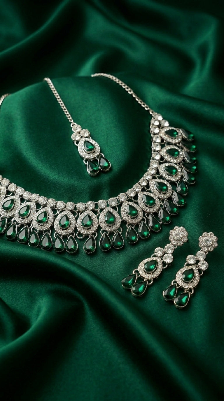 Emerald Polki Royale Choker