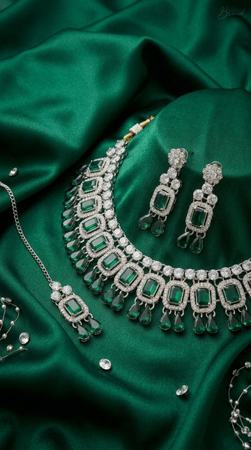 Emerald Polki Royale Choker Set