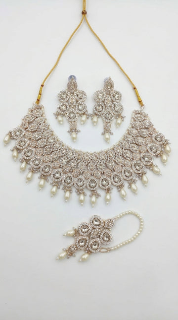 Pearl Polki Radiance Choker Set