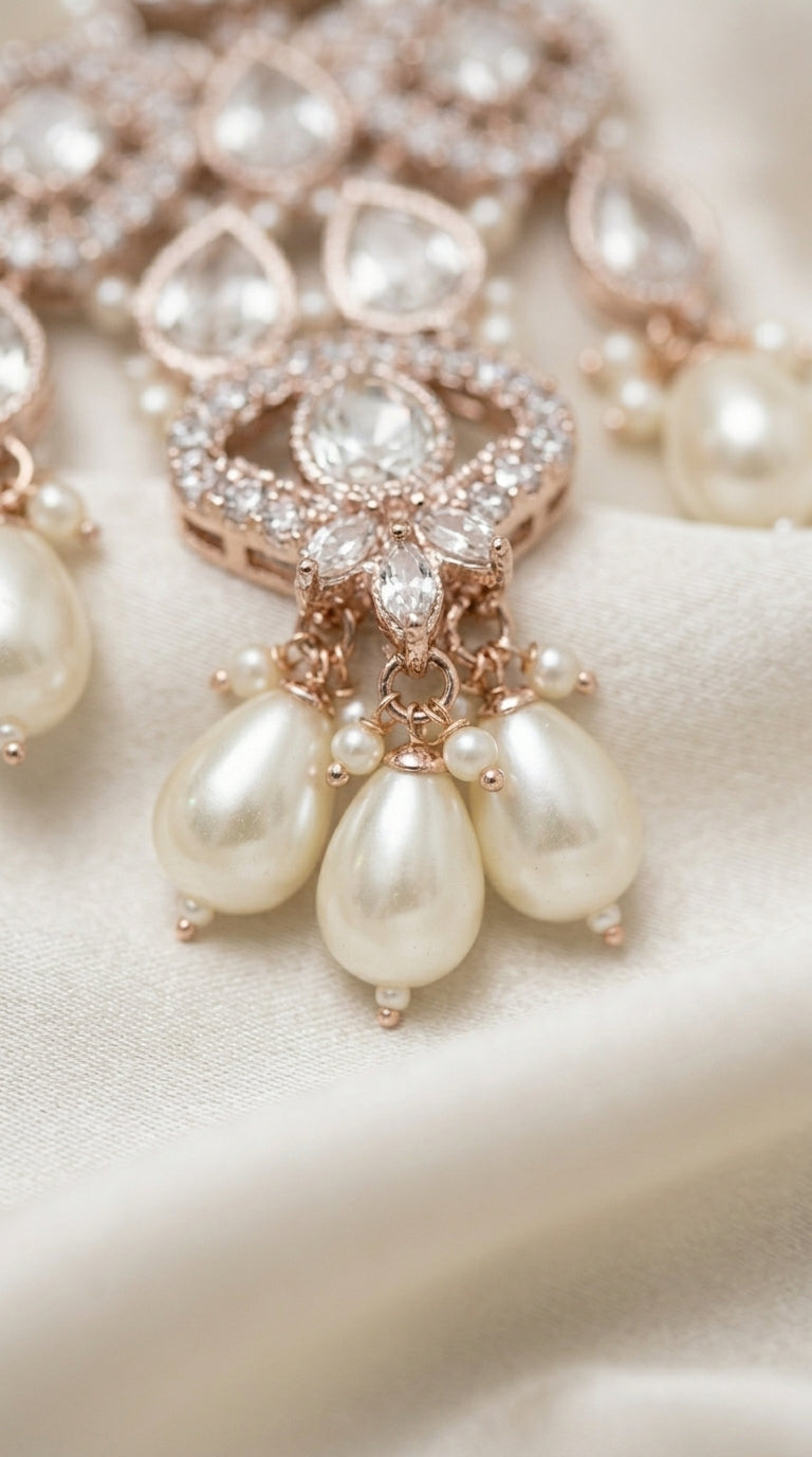 Pearl Polki  Choker Set