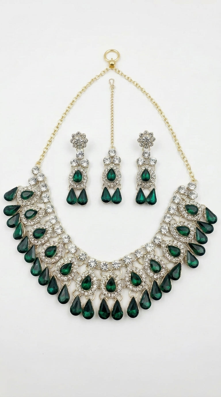 Emerald Polki Royale Choker