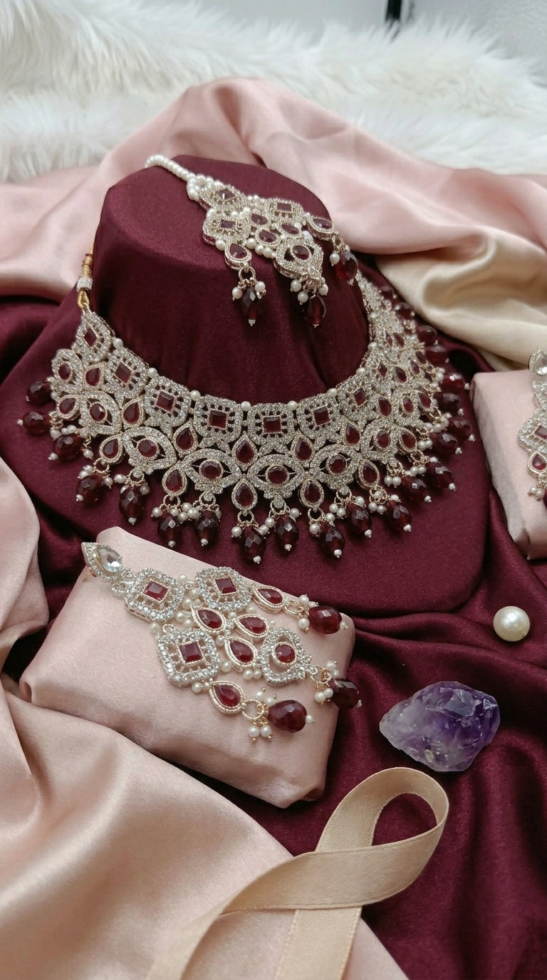 Garnet Pearl Royale Set