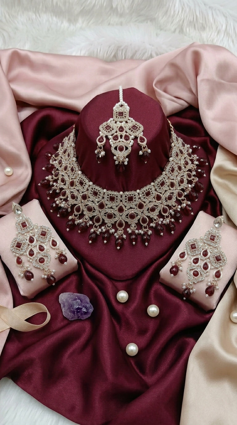 Garnet Pearl Royale Set