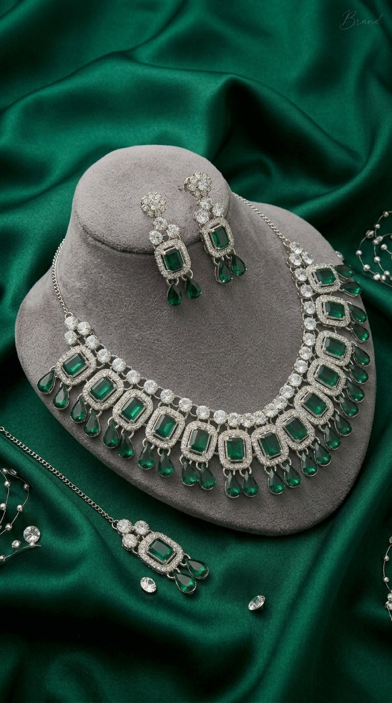 Emerald Polki Royale Choker Set